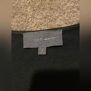 Anthropologie- Sunday In Brooklyn Black Long Sleeve Tee - Size L